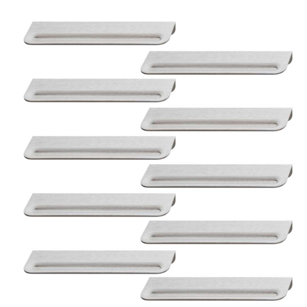 Tirador Aluminio Acero Inoxidable 150x50mm Häfele Pack X10