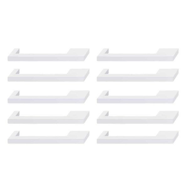 Tirador Zamak Blanco Mate 172x32mm Hafele Pack X10