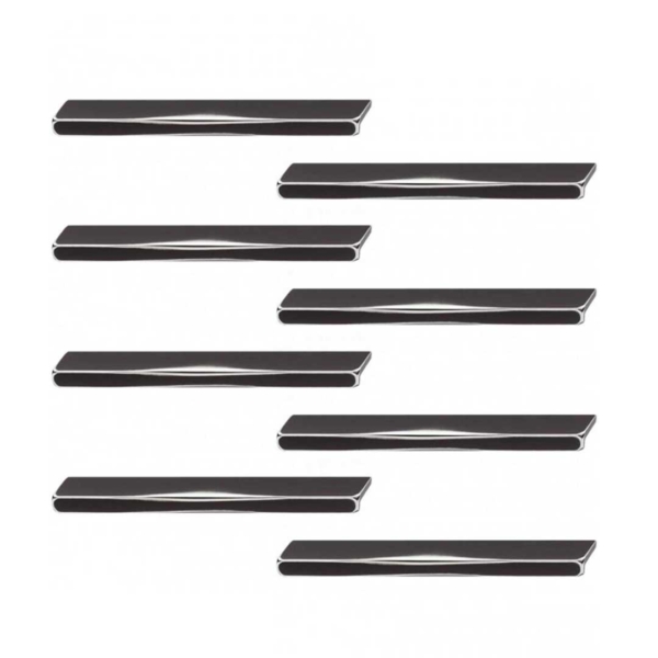 Tirador Hafele Antracita 240x26mm Pack X8 Negro